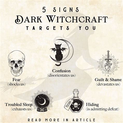Unmasking the Witch: 7 Signs That Point to a Person's Dark Arts